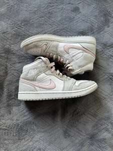 Size 9 - Air Jordan 1 SE Mid Light Iron Ore W - Picture 1 of 7