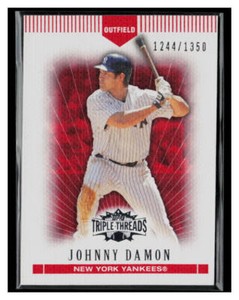 2007 Topps Triple Threads #68 Johnny Damon /1350