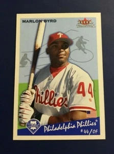 2002 Fleer Tradition # 137 MARLON BYRD ROOKIE Philadelphia Phillies  - Picture 1 of 2