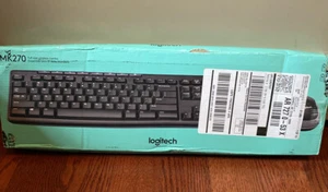 NUEVO Logitech MK270 Teclado Inalámbrico Mouse Combo Teclado Incluido Nuevo en Paquete - Imagen 1 de 5