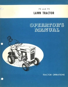 Tractor de césped y jardín manual del operador Ford 70 y 75 - Imagen 1 de 11