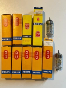 Rare ! Original NOS Lampe PHILIPS EF184 (EF 184) (tube valve röhre - radio amp) - Photo 1/2