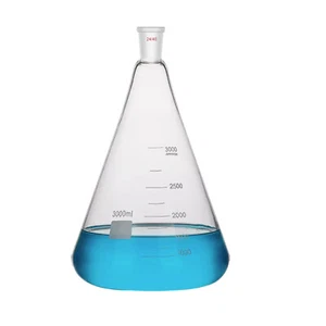 3000ml,24/40,Glass Erlenmeyer Flask,3 Litre,Conical Vessel,Laboratory Glassware - Picture 1 of 4