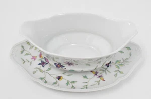Royal Limoges Adriana Gravy Boat with Attached Underplate - Picture 1 of 5