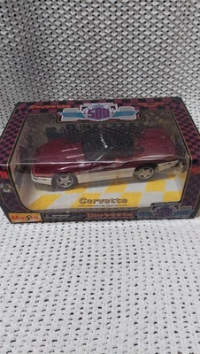 MAISTO 1:18 SCALE 1995 CHEVROLET CORVETTE INDY 500 PACE CAR DIE CAST Open Box - Image 1 of 4