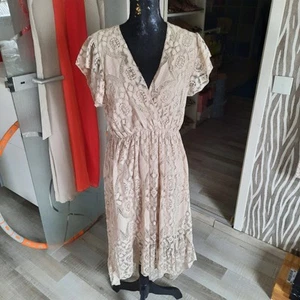 Bohokleid, Gr. 40/42, Beige - Bild 1 von 7