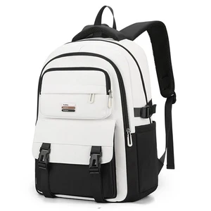 Girls School Backpack for College Teens, Black 18-Inch Laptop Bookbag with Po... - Bild 1 von 7