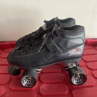 Patines de velocidad Pacer Quad Cruiser Roller derby Hornet Talla 9 Negro G60 Fórmula de carrera Foto 1 de 4