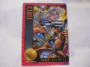 1993 SKYBOX MARVEL X-MEN SERIE 2 XAVIER'S FILES #43 CAVO VS STRYFE - Foto 1 di 2