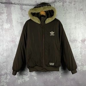 Vintage Adidas CHILE 62 Men’s Jacket Brown Rare 00s Long Sleeve Size L - Picture 1 of 10