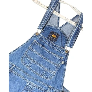 Route 66 Denim Latzhose Shortalls ausgefranst verstellbar Y2K 90er Damen M Vintage - Bild 1 von 12
