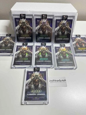 (1) Topps Now LEBRON JAMES 40000 Career Points  LJ-40K Lakers 40,000 - Image 1 of 3