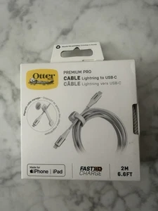 OtterBox Premium Pro Lightning to USB C 2M/ 6 Ft. White. NIB - Picture 1 of 1