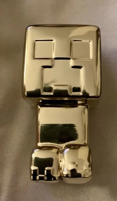 Minecraft Golden Creeper Super Rare Real 24k Gold Plated - Image 1 of 4
