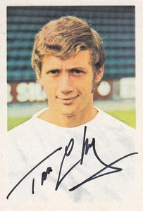 Vintage SIGNED FKS 1972/73 Sticker TREVOR CHERRY LEEDS UNITED - Picture 1 of 1