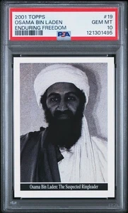 PSA 10 - 2001 Topps Enduring Freedom #19 Osama Bin Laden (RC) - *TEXCARDS* - Picture 1 of 3