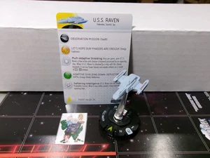 =Heroclix STAR TREK Tactics III U.S.S. Cuervo 005 con tarjeta = - Imagen 1 de 1