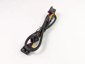 Modular PSU Cable PCI CPU 6 pins to 2 x 4-pin Molex + 4-pin mini-Molex Black - Imagen 1 de 5