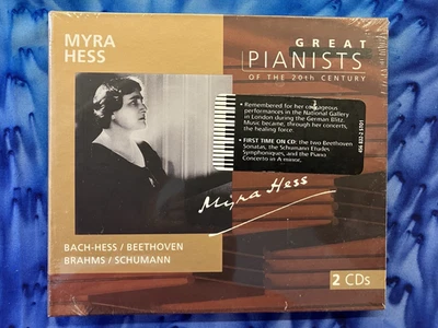 Myra Hess ~ NEW 2-CD Set (Philips Great Pianists of the 20th Century, Vol. 45) - Image 1 of 2