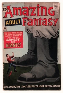 Amazing Adult Fantasy #14 Steve Ditko Marvel 1962 en buen estado/en muy buen estado - Imagen 1 de 8