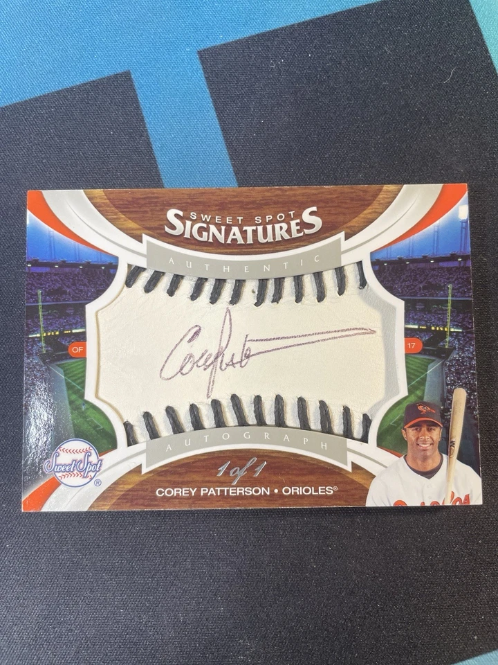 2006 Upper Deck Sweet Spot Signatures Corey Patterson 1/1 #133 - Image 1 of 4