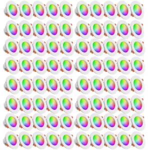 10-80X 10W Tuya LED Downlight Bluetooth Ceiling Light Dimmable RGB Lamp - Picture 1 of 29