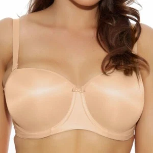 Reggiseno convertibile senza spalline Elomi modellato UW taglia UK 44F US TAGLIA 44G - Foto 1 di 1