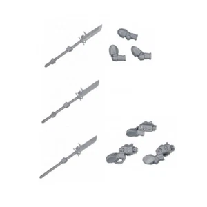 Grey Knights Space Marine NEMESIS FORCE POWER HALBERDS & ARMS Adeptus Astartes - Picture 1 of 1