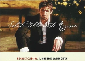 CARTOLINA / POSTCARD RENAULT Clio 16v - Saluti dalla Costa Azzurra - Foto 1 di 1