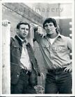 1982 Wire Photo Actor Beau Bridges &amp; Carlos Brown in TV Movie Dangerous Company