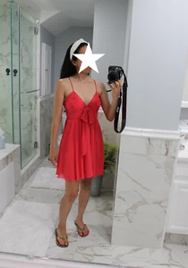Lipsy London Dress US Sz 6 Fit & Flare Mini Tank Party Prom Dance Deep Cerise - Picture 1 of 12