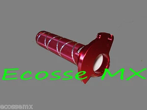 Honda CR125 CR250 92-07 Apico Trick Metall rot Drosselklappenrohr mit - Bild 1 von 1
