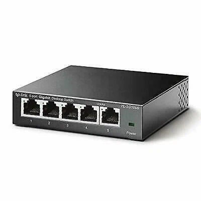TP-LINK (TLSG105S) 5-Ports Rack Mountable Ethernet Switch