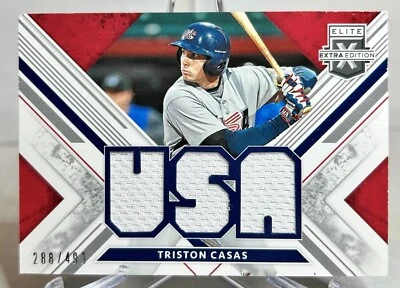 Tristan Casas - 2019 Elite Extra Edition - USA National Team🔥Red Sox🔥/499 - Image 1 of 2