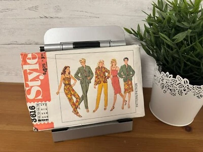 Style 3616 sewing pattern lined jacket, pullover top, skirt and trousers RARE - Image 1 of 2