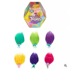 Dreamworks Trolls Band Insieme Portachiavi Arcobaleno Scatola Cieca - Foto 1 di 9