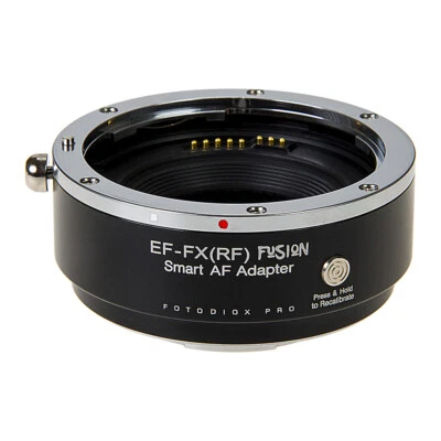 Fotodiox FUSION Smart Adapter Canon EOS EF/EF-S Lens to Fujifilm X-Mount Camera - Image 1 of 4
