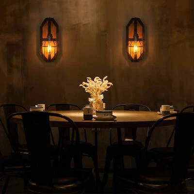 Farmhouse Wall Light Fixture Sconce Vintage Industrial Rustic Metal Wall Lamp - Image 1 of 4