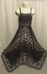 Vestido sin mangas Soft Surroundings corpiño ajustado falda asimétrica S - Imagen 1 de 6