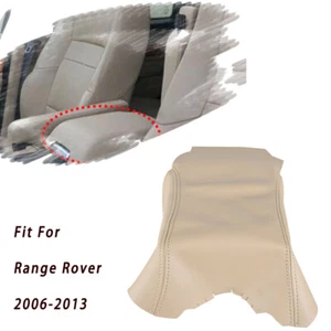 For 06-2013 Range Rover Sport Leather Center Console Lid Pad Beige Armrest Cover - Picture 1 of 7