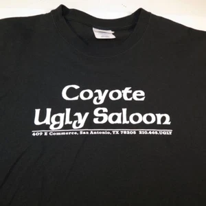 COYOTE UGLY SALOON Antonio TX TEXAS DIVE BAR TEE T SHIRT Mens XL Black - Picture 1 of 3
