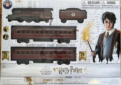 Harry Potter Train Set Hogwarts Express Battery Powered Lionel Wizarding World - Image 1 of 4