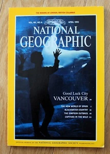 National Geographic Abril 1992; Leones España Vancouver Blackwater Simpson Outback - Imagen 1 de 17