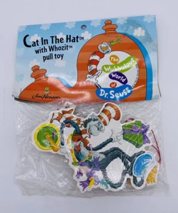 Dr. Seuss Katze im Hut Whozit Nachziehspielzeug Mittlerer Westen von Cannon Falls Henson Neu - Bild 1 von 6