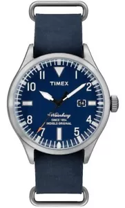 Reloj de cuarzo Timex The Waterbury fecha correa de cuero para hombre TW2P64500 - Imagen 1 de 2