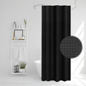 Stall Shower Curtain 70x 40" Narrow Half Size Waffle Weave Cloth Fabric 240 GSM - Picture 1 of 9
