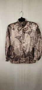 Blazer Chaqueta Ligera Vintage Da-Rue of California Años 80 Almohadillas para el Hombro Talla 12 - Imagen 1 de 5