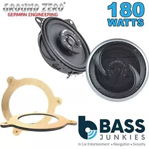 Ground Zero 2Way 180W Coaxial Speakers to fit BMW 3-Series 98-06 E46 Convertible - Picture 1 of 5