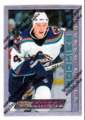 1995-96 Finest Base + Refractors #54 Bryan McCabe SILVER - New York Islanders - Image 1 of 2