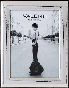 Valenti&Co - Cornice Portafoto in Argento Lucida Martellata Cm 15X20. Ideale Com - Foto 1 di 12